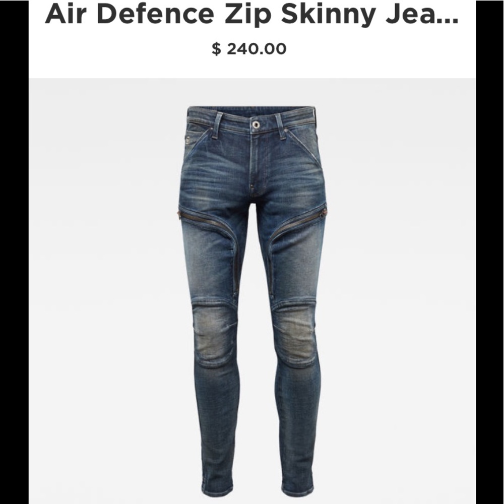 Men’s G-Star Raw Air Defence Skinny Jeans